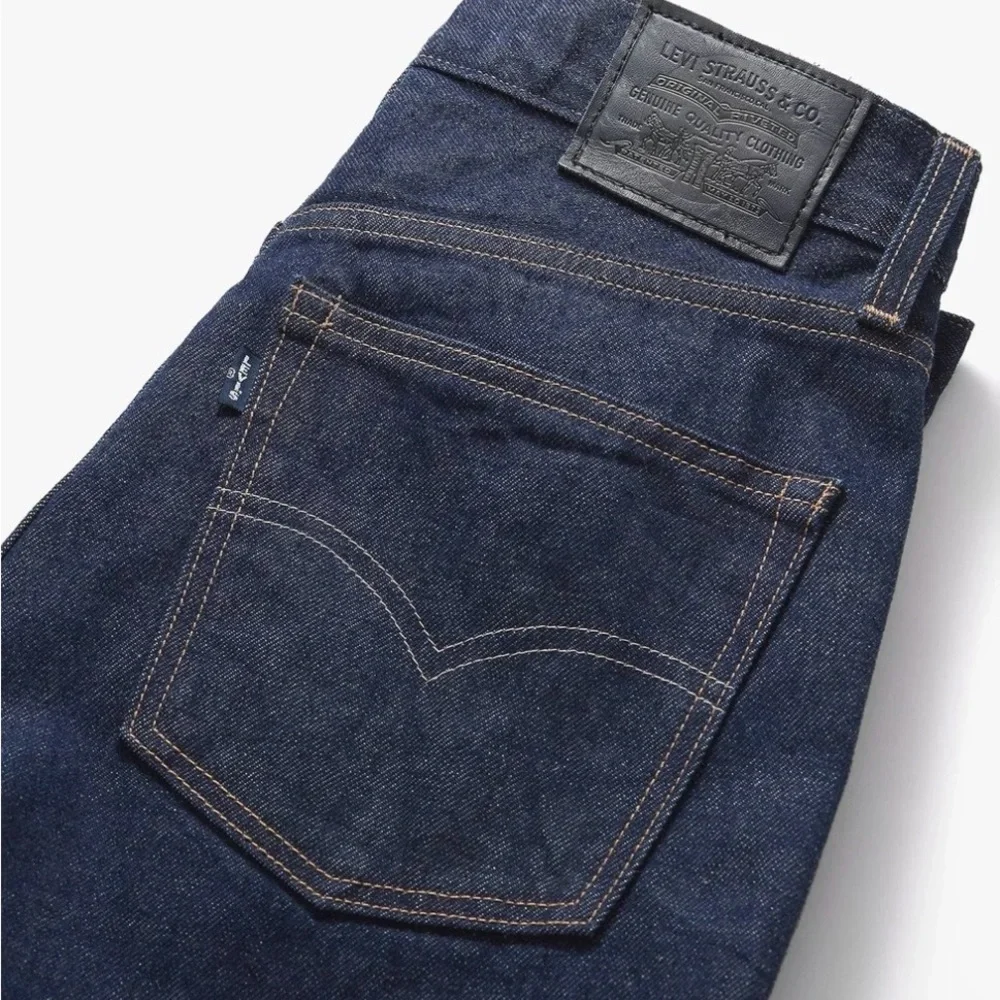 NWOT Levi’s Japanese Selvedge High Rise Column Women's Jeans - Dark Wash 30/27 - Picture 10 of 15
